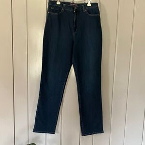 Gloria Vanderbilt Dark Blue Straight Leg Jeans